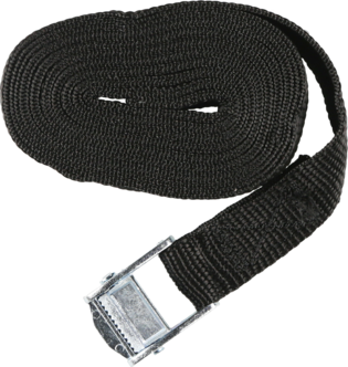 Strammebånd svart, bredde 25 mm