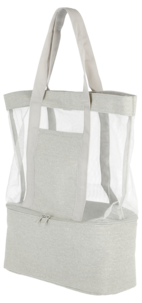 Stor strandveske med kjølebag på 8 liter