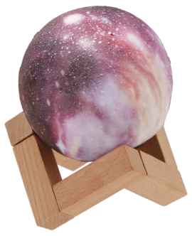 Kuulamppu 3D, ladattava pöytävalaisin ja kaukosäädin