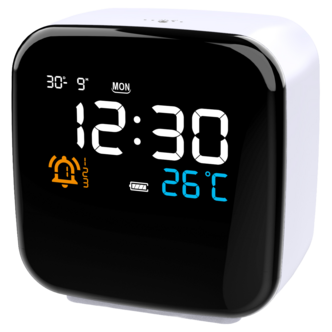 Vekkerklokke Cube med wake-up light, digital