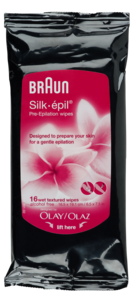 Braun Silk-epil våtservietter