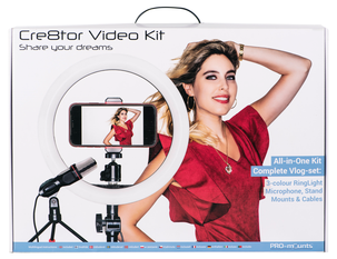Cre8tor Video Kit -studiolaitteet vloggaamiseen