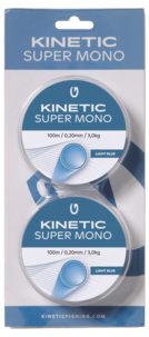 Kinetic Super Mono fiskelina 100 m, 2-pack