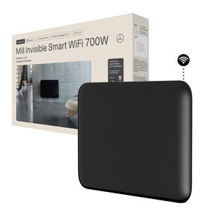 Mill Invisible Smart WiFi Sähköpatteri Gen. 4, musta, 700 W