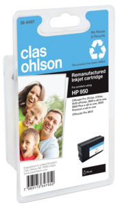 Mustekasetti täytetty HP 950 / HP 951, Clas Ohlson