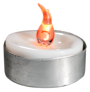 Batteridrivna värmeljus 3-pack