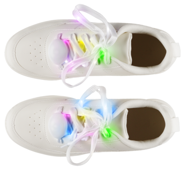 Skosnören med blinkande LED, 2-pack