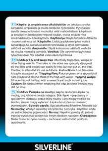 Silverline flugfälla och getingfälla, utomhus