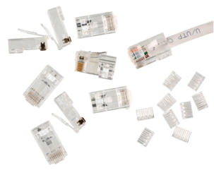 RJ45 modularkontakt CAT6 10-pack, Exibel