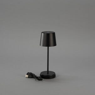 Konstsmide Vence bordlampe med USB-lading