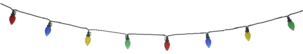 LED-valoketju, eri väriset kävyt, Northlight