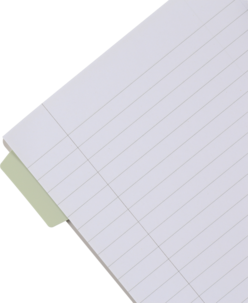 Ämnesblock ljusgrå 4 avdelare, FSC-märkt