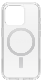 Mobildeksel for iPhone 15 Pro, Otterbox Symmetry Clear MagSafe