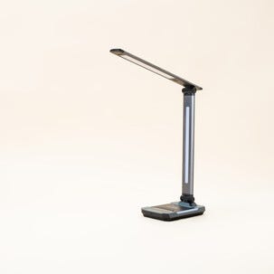 Exibel RGB skrivbordslampa med trådlös laddare, dimbar