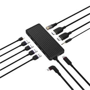 USB-C dockningsstation 10 portar