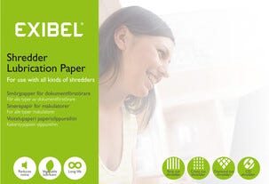 Voitelupaperi paperisilppureihin, Exibel