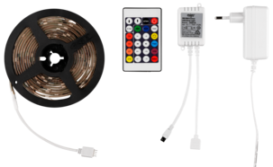 LED-list RGB med effektfullt lys og fjernkontroll, Cotech