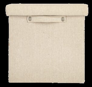 Sittepuff med oppbevaring, natur