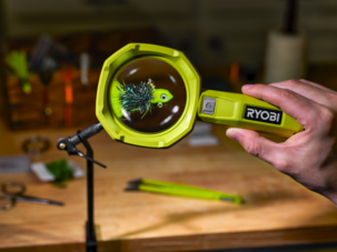 Ryobi RML4-0 förstoringsglas med lampa 4 V USB Lithium