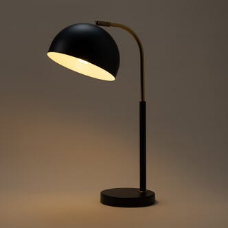 Elton bordlampe, vinklingsbar, svart, 52,5 cm – Northlight