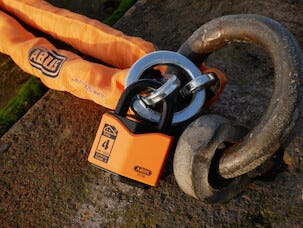 Abus hänglås Granit 37/55 orange, klass 3