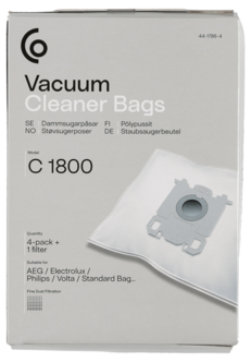 Dammsugarpåsar C1800, 4-pack