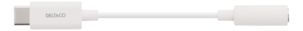 Aktiivinen 3,5 mm:n sovitin USB-C, Deltaco