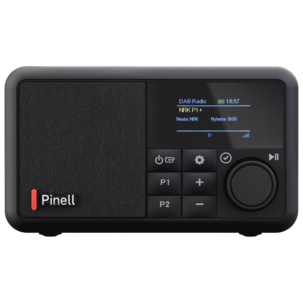 Pinell Compact+ DAB og FM-radio med Bluetooth, bærbar