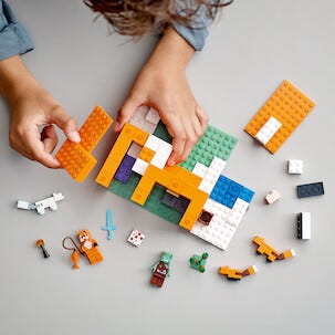 LEGO Minecraft revehiet 21178, fra 8 år