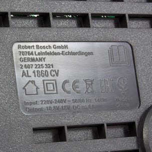 Laddare Bosch AL 1860 CV 14,4-18 V LI