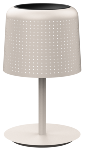 Bordslampa solcell metall 15 x 25 cm