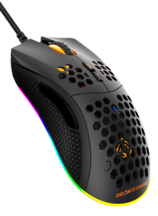 Deltaco Gaming GAM-108 ultralätt gamingmus, RGB