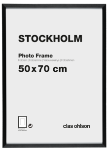 Fotoram Stockholm, svart