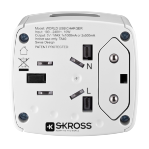 Reseladdare SKROSS World USB charger