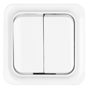 Strömbrytare kron utanpåliggande Schneider Quick-Rot