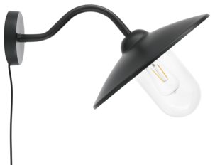 Stallykta vägglampa solcell skymningsrelä, Northlight