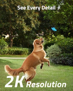 Eufy SoloCam S40 övervakningskamera, solcell och spotlight