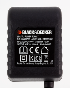 Black & Decker lader 10 V/120 mA