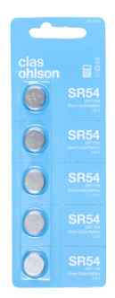 SR54 Hopeaoksidiparisto 1,5 V, 5 kpl