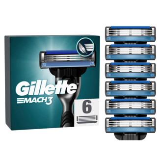 Gillette Mach3 Partaterä 6 kpl