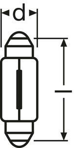 Billampa Osram SV8,5-8, C5W