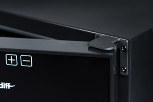 Viinikaappi 12 pullolle, Climadiff CC12, 52.5 x 51.5 cm 