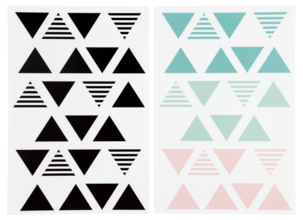Väggklistermärken Trianglar