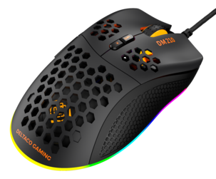 Deltaco Gaming GAM-108 ultralätt gamingmus, RGB