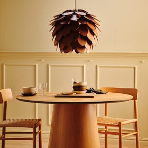 Alve Mini taklampa fönsterlampa trä 20 cm, Northlight