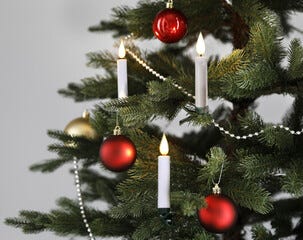 Trådlösa julgransljus LED, batteri, 10 st, Northlight