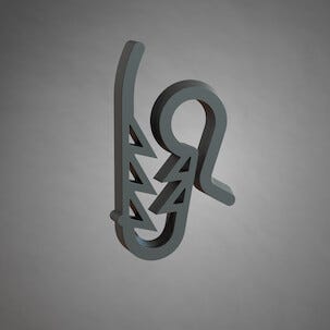 Konstsmide krok för hängrännor svart, 5-pack