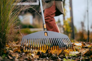 Fiskars OneClick lövräfsa plast, stor