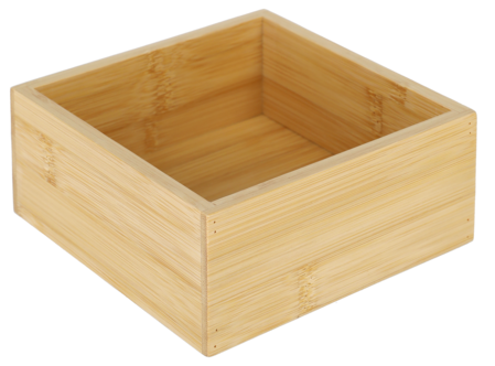 Lådinsats av bambu, höjd 6,5 cm, 1-pack