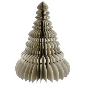 Pappersgran dekoration, veckad med magnet, 50 cm